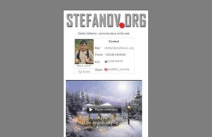 STEFANOV.ORG :: яшеоьхдэ диж стефанож орг стефанов орг