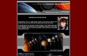 Origin of the Solar System; Origen del Sistema Solar; Ursprung des Sonnensystems; :: звьхеш-ящяшеп сход планет-състем инфо планет-състем инфо