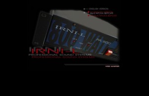 IRNI-L professional power amplifiers :: сихс-в ъдп ирни-л цом ирни-л цом