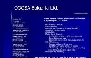 OQQSA Ltd. - Investigation Management, Quantification Validation & Resolution of Losses :: дрряь-фж ъдп ояяса-бг цом оччса-бг цом